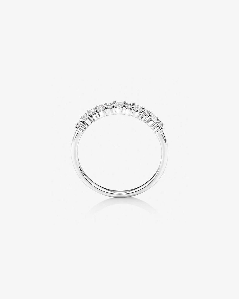 Wedding Ring with 0.46 Carat TW Diamonds in 14kt White Gold