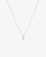 0.50 Carat TW Diamond Solitaire Pendant in 18kt Gold