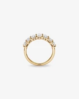 2.00 Carat TW Oval Laboratory-Grown Diamond Wedding Ring in 14kt White Gold