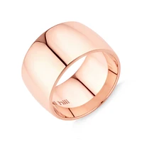 12mm Barrel Ring in 10kt Rose Gold