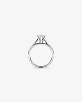 1 Carat Diamond Solitaire Ring in 14kt White Gold