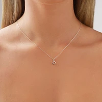"Z" Initial Pendant in Sterling Silver