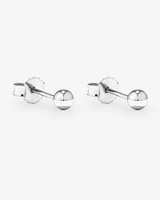 4mm Ball Stud Earrings in Sterling Silver