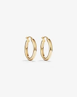 15mm Hoop Earrings in 10kt Yellow Gold