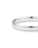 Jonc Rond Massif de 10mm en Argent Sterling