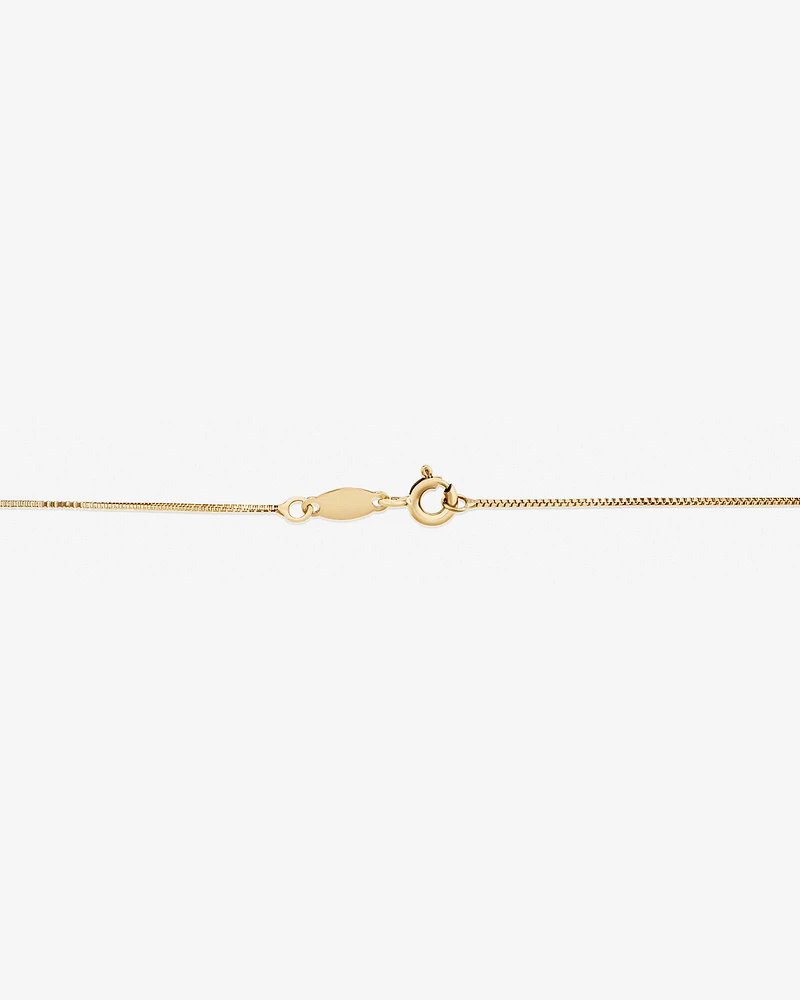 50cm Box Chain in 18kt Yellow Gold