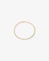 0.68 Carat TW Diamond Row Flex Bangle in 10kt Rose Gold