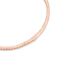 0.68 Carat TW Diamond Row Flex Bangle in 10kt Rose Gold