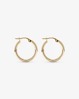 18mm Hoop Earrings in 10kt Yellow Gold