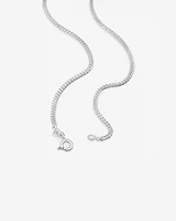 50cm (20") 2mm Width Curb Chain in Sterling Silver