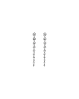 Drop Earrings with Carat TW of Diamonds in 18kt Gold