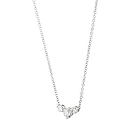 Necklace with 0.25 Carat TW Diamonds in 18kt White Gold