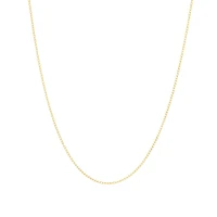 50cm (20") Curb Chain in 10kt Yellow Gold