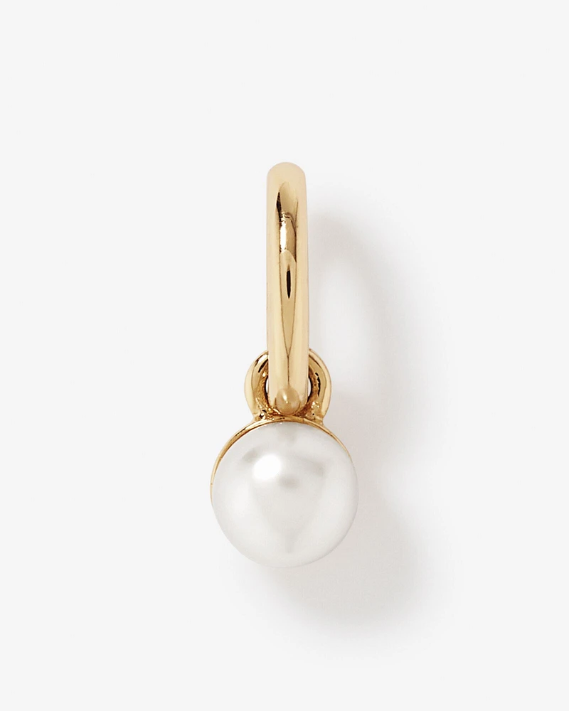 Cultured Freshwater Pearl Birthstone Pendant in 10kt Yellow Gold