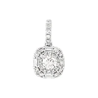 Michael Hill Designer Fashion Art Deco Pendant with 0.35 Carat TW of Diamonds in 18kt White Gold