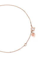 Bracelet with Morganite in 10kt Rose Gold