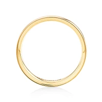 6mm Reverse Bevelled Wedding Band in 10kt Yellow Gold