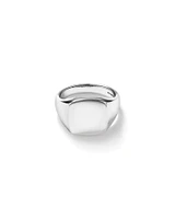 Men's Signet Ring In Sterling Silver