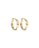 15mm Hoop Earrings in 10kt Yellow Gold