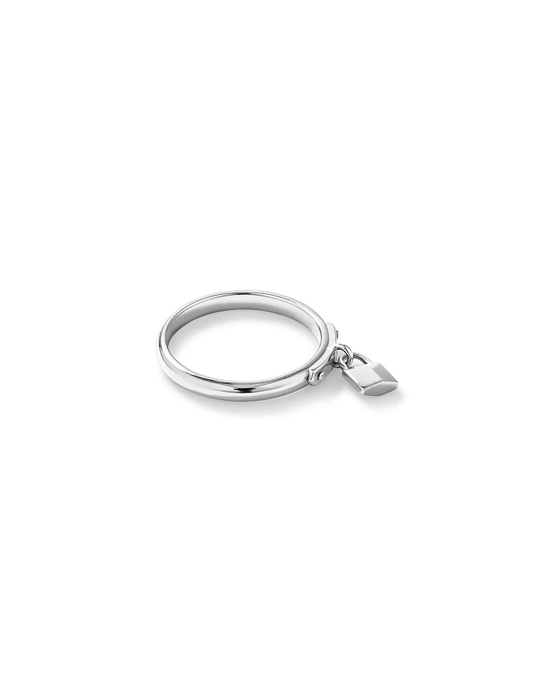 Signature Lock Ring Sterling Silver