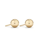 7mm Ball Stud Earrings in 10kt Yellow Gold