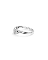 Wedding Ring with 0.23 Carat TW of Diamonds in 14kt White Gold