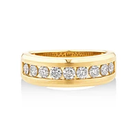 Men's Ring with 1 Carat TW of Diamonds in 10kt Yellow Gold