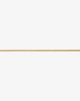 55cm (22") 5.1mm Width Solid Concave Bevelled Curb Chain in 10kt Yellow Gold