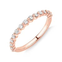 Evermore Wedding Band with 0.34 Carat TW of Diamonds in 10kt Rose Gold