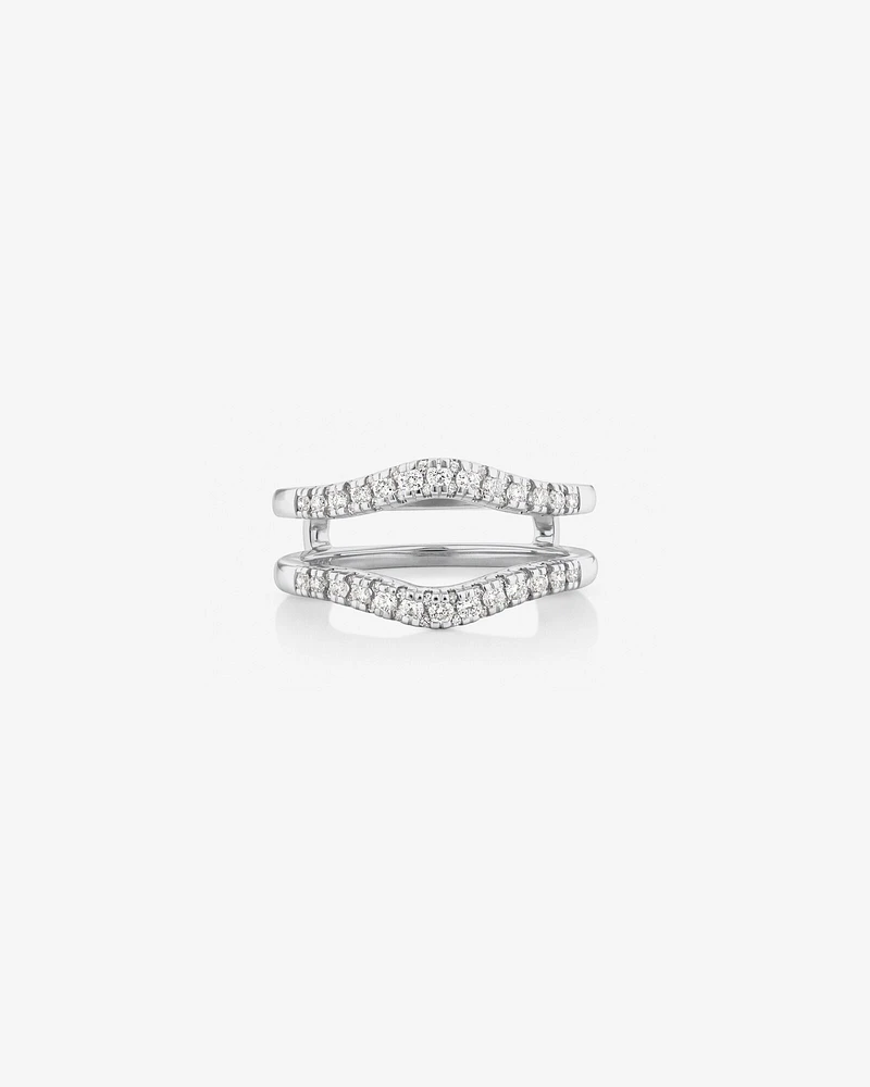 Evermore Ring Enhancer with 0.50 Carat TW of Diamonds in 14kt White Gold