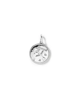 Diamond Accent Taurus Zodiac Pendant in Sterling Silver