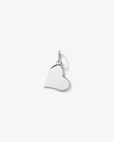 Pendentif coeur d'amour à graver en argent sterling