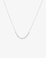 2.00 Carat TW Graduated Diamond Necklace in 14kt White Gold