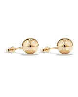 7mm Ball Stud Earrings in 10kt Yellow Gold