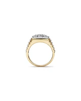 Men's Ring with 1/4 Carat TW of Diamonds in 10kt Yellow & White Gold