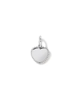 Pendentif coeur d'amour en nacre en argent sterling