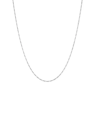 50cm (20") 1.4mm Width Figaro Chain Necklace in Sterling Silver