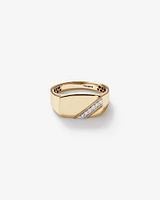 Men's Ring with 0.10 Carat TW of Diamonds In 10kt Yellow Gold