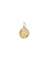 Diamond Accent Aries Zodiac Pendant in 10kt Yellow Gold