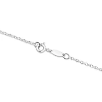 45cm (18") Solid Belcher Chain in 10kt White Gold