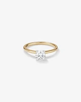 0.70 Carat Laboratory-Grown Diamond Ring in 14kt Yellow & White Gold