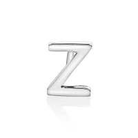 E Initial Single Stud Earring in Sterling Silver