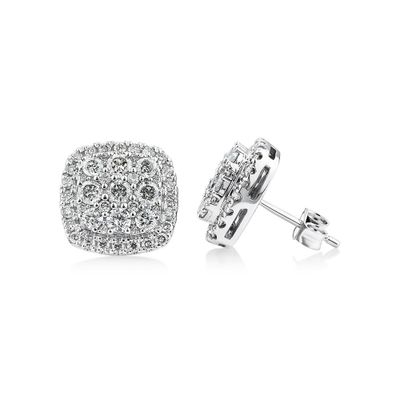 michael hill cluster stud earrings