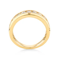 Men's Ring with 1 Carat TW of Diamonds in 10kt Yellow Gold