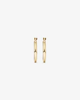 18mm Hoop Earrings in 10kt Yellow Gold