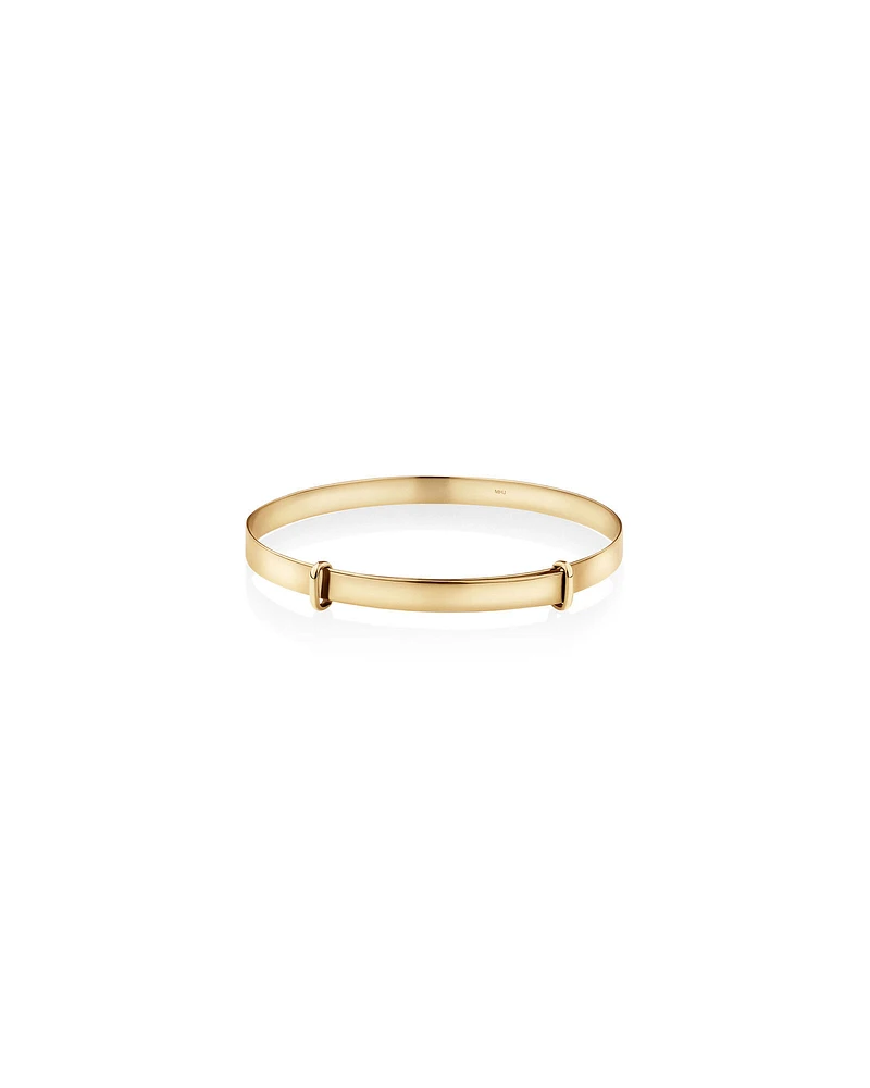 Expandable Baby Bangle in 10kt Yellow Gold