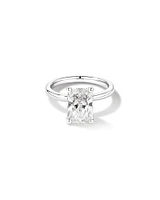 3.00 Carat TW Radiant Cut Laboratory-Grown Diamond Solitaire Engagement Ring in Platinum