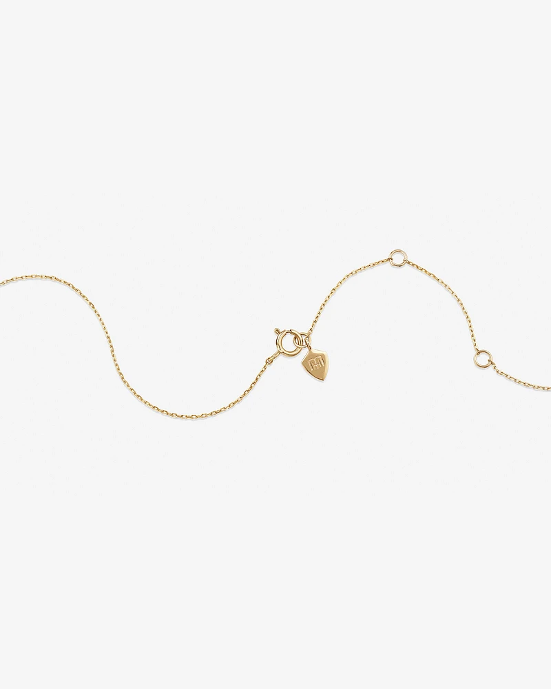 Necklace with Cultured Freshwater Pearl in 10kt Yellow Gold