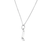"Z" Initial Pendant in Sterling Silver