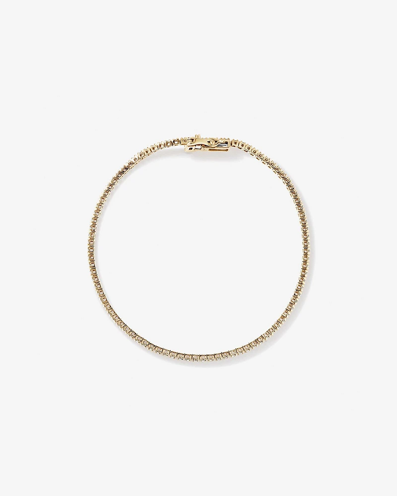 Bracelet de Tennis de 0,82 Carat TW en Diamant en Or Blanc 10kt